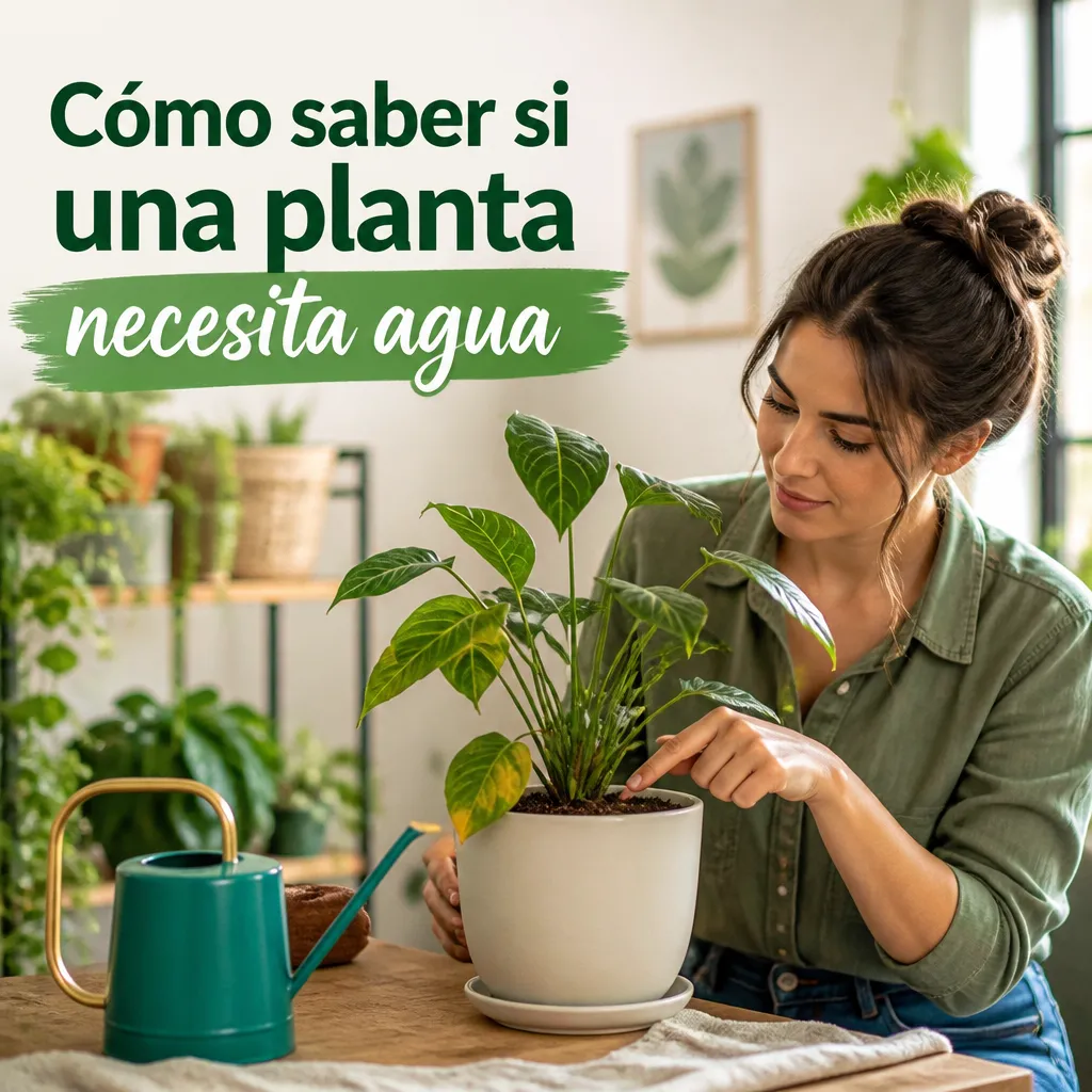 Cómo saber si una planta necesita agua