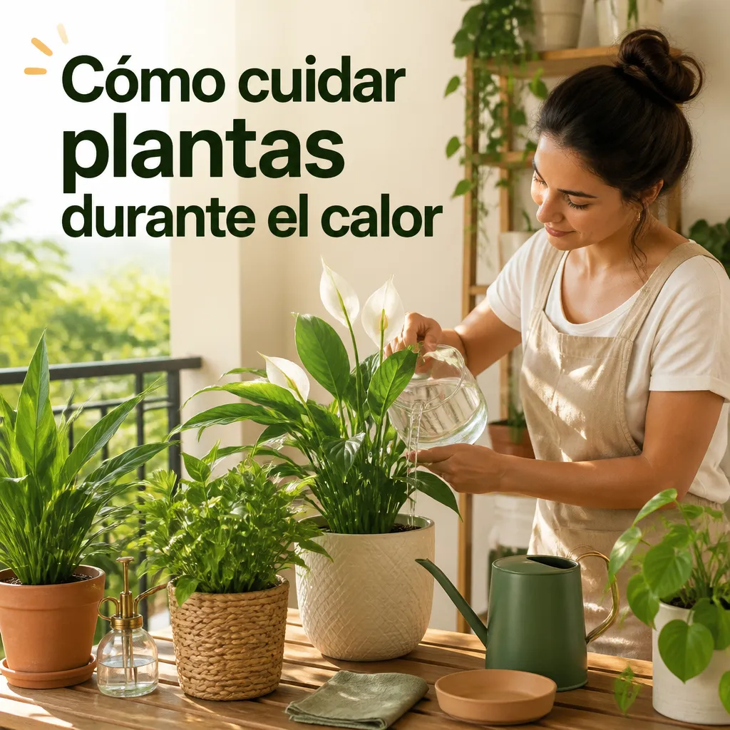 Cómo cuidar plantas durante el calor