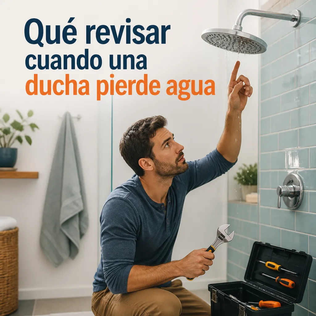 Qué revisar cuando una ducha pierde agua